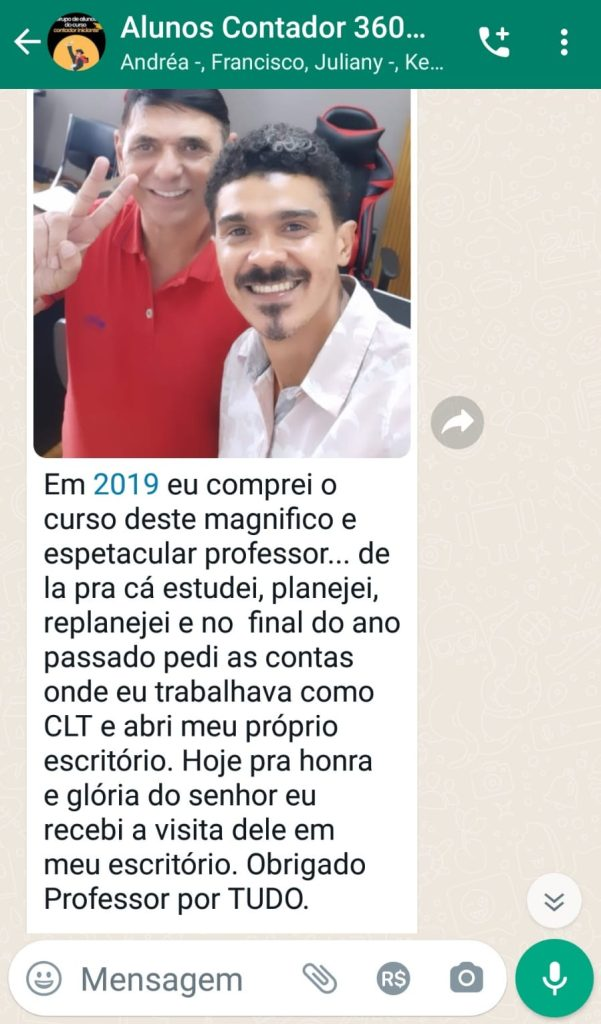 Relato de aluno que abriu seu próprio escritório